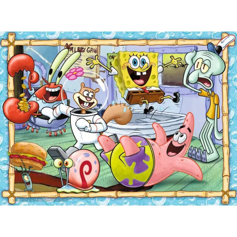 Puzzle Ravensburger New Adventures in Bikini Bottom, 200 elementów, puzzle dla dzieci
