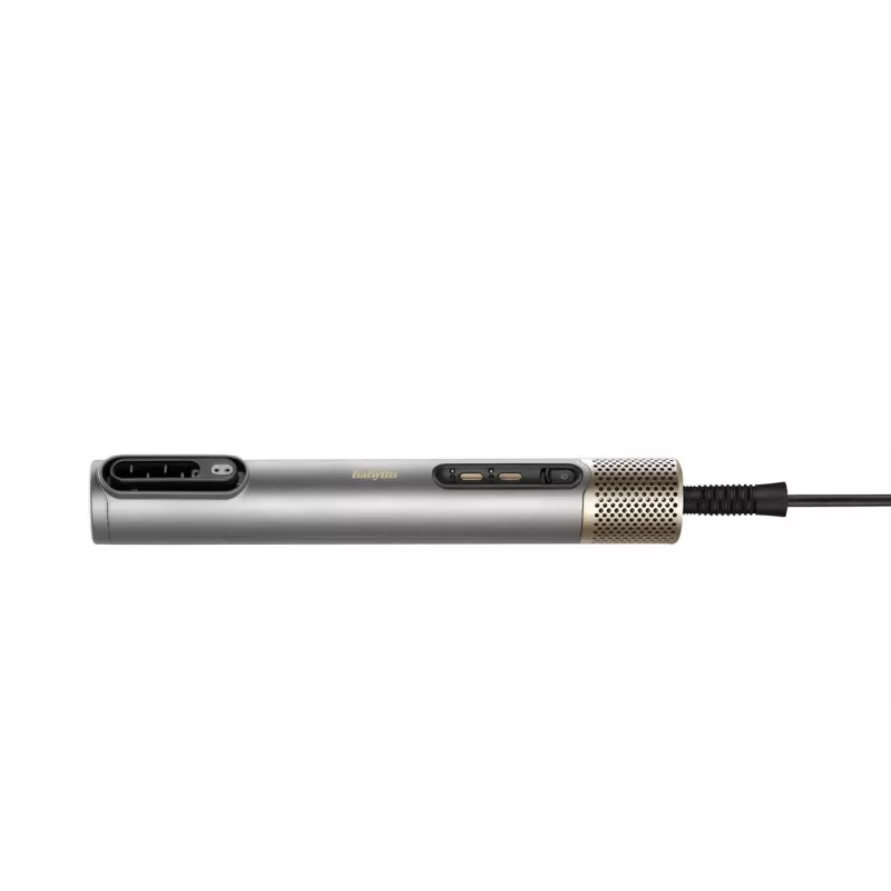 Zestaw do stylizacji włosów BABYLISS AS6555E — technologia Airflow, 4 poziomy grzania, przewód 2,5 m, Srebrny/Złoty