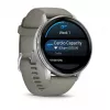 Smartwatch Garmin Venu 4 1.4 cal AMOLED GPS Wi-Fi 45mm Srebrny