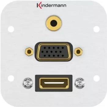 Gniazdo przyłączeniowe HDMI VGA 3,5 mm Kindermann 7441000586