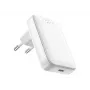 Ładowarka podróżna FIXED Slim USB-C, GaN, obsługa PD, 30 W, biała | Fixed