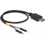 Kabel USB DeLOCK 85420 0.3m USB C czarny