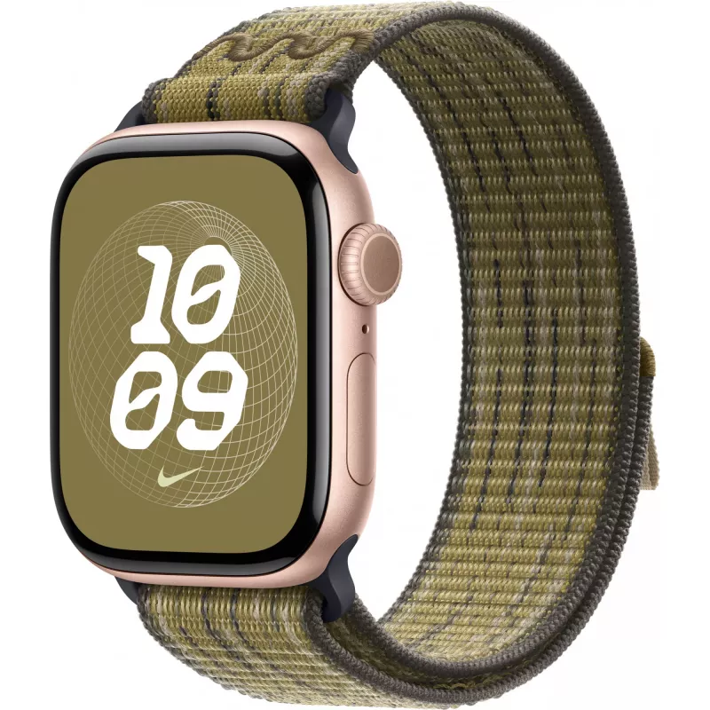 Pasek Apple 42mm Zielono-Szary Nike Sport Loop do smartwatcha