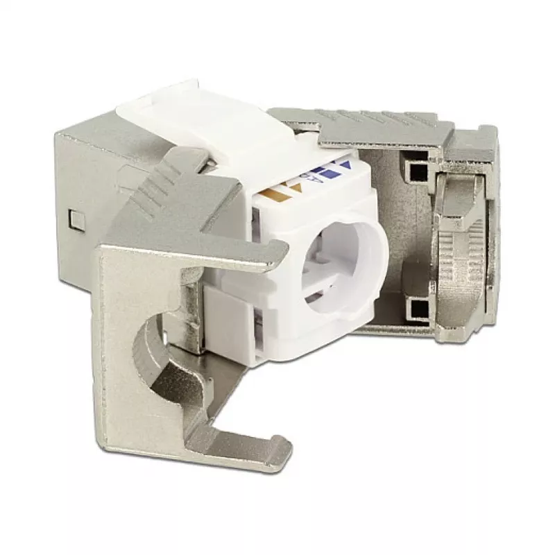 Moduł Keystone DeLOCK 86488 kątowy beżowy RJ-45