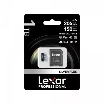 Karta pamięci Flash Lexar 1 TB UHS-I MicroSDXC srebrny PLUS