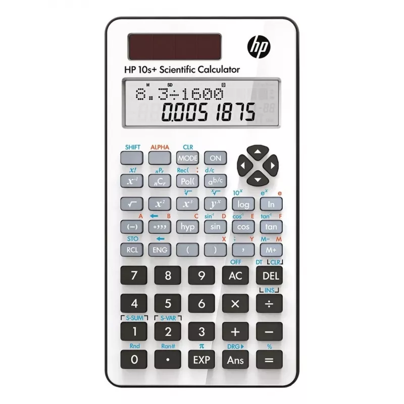 Kalkulator naukowy HP 10s+ — 240 funkcji, 2-liniowy wyświetlacz