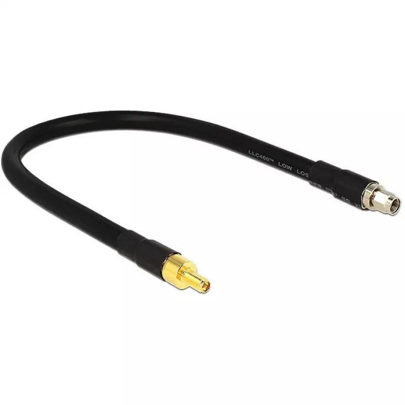 Kabel koncentryczny DeLOCK 0,4 m RP-SMA/RP-SMA