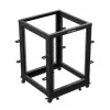 Stojący stelaż Lanberg OR01-6115-B 15U Czarny 600 kg nośność