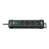 Brennenstuhl Premium-Line listwa zasilająca 4-gniazdowa czarna, 1,8 m Premium-Line Power Strip 4-gniazdowa czarna 1,8 m H05VV-F 3G1,5 (1951140100)