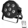 Lampa LED PAR EUROLITE SLS-603 6x3W czarna – oświetlenie sceniczne/ambientowe, łącznie 18 W