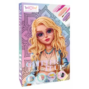 Zestaw kreatywny do malowania Kids Euroswan WOW00084 — Zestaw brokatu do mandali dla dzieci