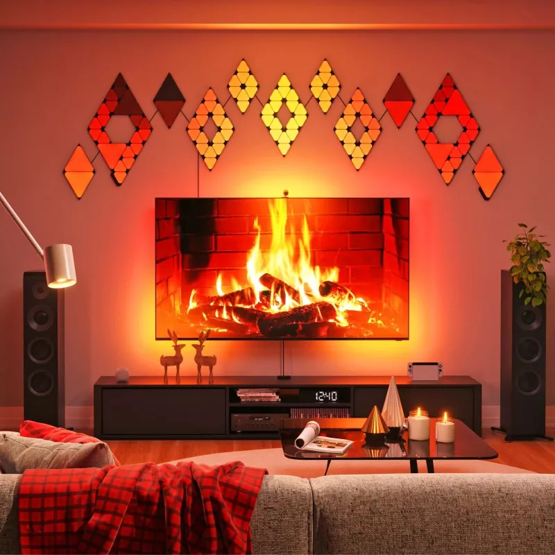 Zestaw Nanoleaf 4D V2 do synchronizacji światła z ekranem TV + taśmy LED (do telewizora i monitora do 65 cali) | 24 W | Wielokolorowe RGB