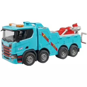 Zabawka pomocy drogowej Scania Super 560 od BRUDER, model 03553, pojazd w skali