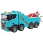 Zabawka pomocy drogowej Scania Super 560 od BRUDER, model 03553, pojazd w skali