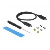 Obudowa SSD DeLOCK Zewnętrzna obudowa combo USB Type-C na dysk SSD M.2 NVMe PCIe lub SATA