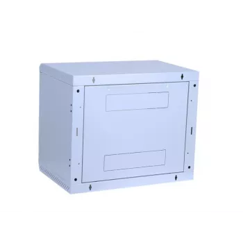 Triton 19 Rack naścienna szafa 18U/500 szklane drzwi obudowa naścienna szara