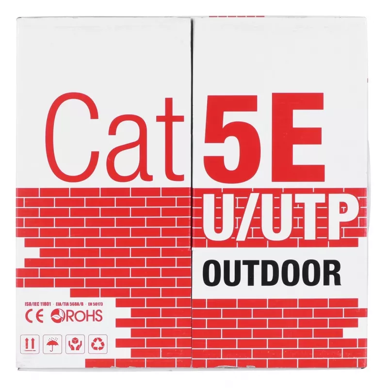 Kabel sieciowy Alantec KIU5OUTS305Q czarny 305 m Kat.5e U/UTP (UTP) (KIU5OUTS305Q)