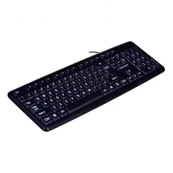 Klawiatura Esperanza EK129 USB QWERTY UK angielska Czarna