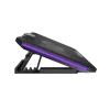 Podkładka chłodząca do laptopa FURY GUNBAI G3 14.1–17.3 cala z 2 wentylatorami, podświetleniem RGB, 2× USB