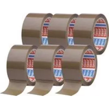 tesa pack 64014-501-00 Taśma klejąca brązowa (dł. x szer.) 66 m x 50 mm 6 szt. (64014-501-00)