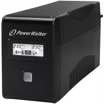 PowerWalker VI 850 LCD zasilacz awaryjny (UPS) Line-Interactive 0.85 kVA 480 W