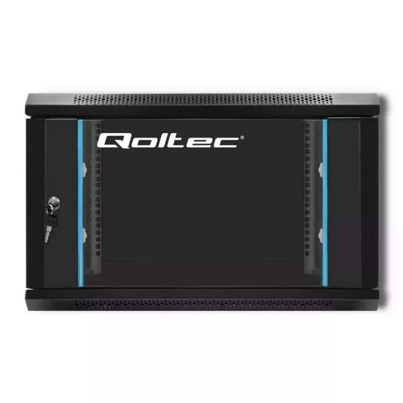Szafa rack 19-calowa QOLTEC 54465 konstrukcja stalowa 12U