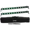 Zestaw listew LED EUROLITE 20000663 2x 12 QCL RGB UV - listwy oświetlenia scenicznego