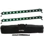 Zestaw listew LED EUROLITE 20000663 2x 12 QCL RGB UV - listwy oświetlenia scenicznego