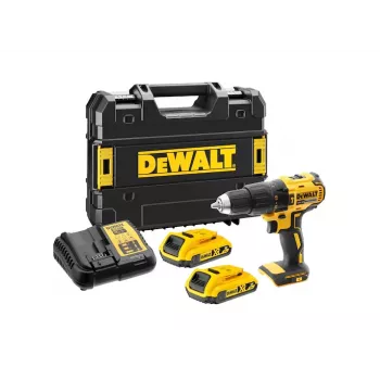 Wkrętarka akumulatorowa DeWALT DCD778D2T-QW, bezprzewodowa 18V Li-Ion, 1750 obr./min, 26 N·m moment obrotowy, silnik bezszczotkowy