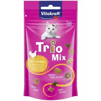 VITAKRAFT Trio Mix Poultry - przysmaki dla kota - 60g