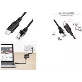 LogiLink CU0417 - adapter kablowya sieciowego USB 3.2 Type-C Gigabit Ethernet 15 m - karta sieciowa - 1 000 Mbps (CU0417)