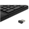 Kensington ProFit Ergo Wireless klawiatura FR, Full-size (100%), Wired & Wireless, RF Wireless + USB, AZERTY, Czarny