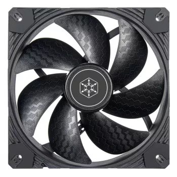 Wentylator chłodzący SILVERSTONE SST-SF140B 140mm czarny osiowy wentylator do obudowy PC