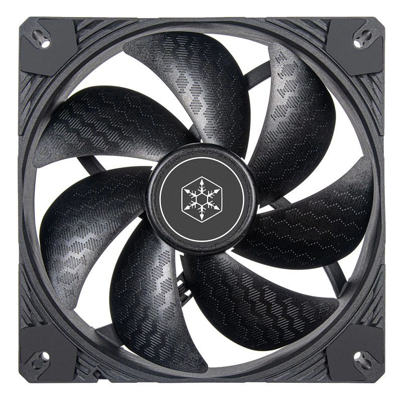 Wentylator chłodzący SILVERSTONE SST-SF140B 140mm czarny osiowy wentylator do obudowy PC