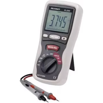 Voltcraft Komponententester digital R-200 CAT III 600 V Wyświetlacz (Counts): 4000 (R-200)