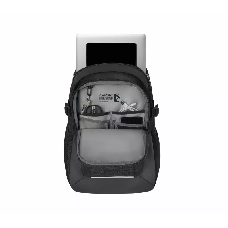 Plecak casualowy Wenger SwissGear XE Ryde Czarny szary Polyester PVC