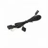 Wentylator obudowy White Shark Pulsar 12 cm Czarny
