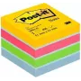 Post-It 2051-U Karteczki samoprzylepne kwadratowe Niebieski - Zielony - Różowy - Żółty (2051-U)