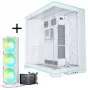 Lian Li O11D EVO RGB + TRYX PANORAMA SE ARGB Kompletny zestaw chłodzenia cieczą - Biały, 360 mm