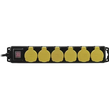 Listwa zasilająca EUROLITE 30240154 — 6 gniazd IP44, kabel 1,5 m