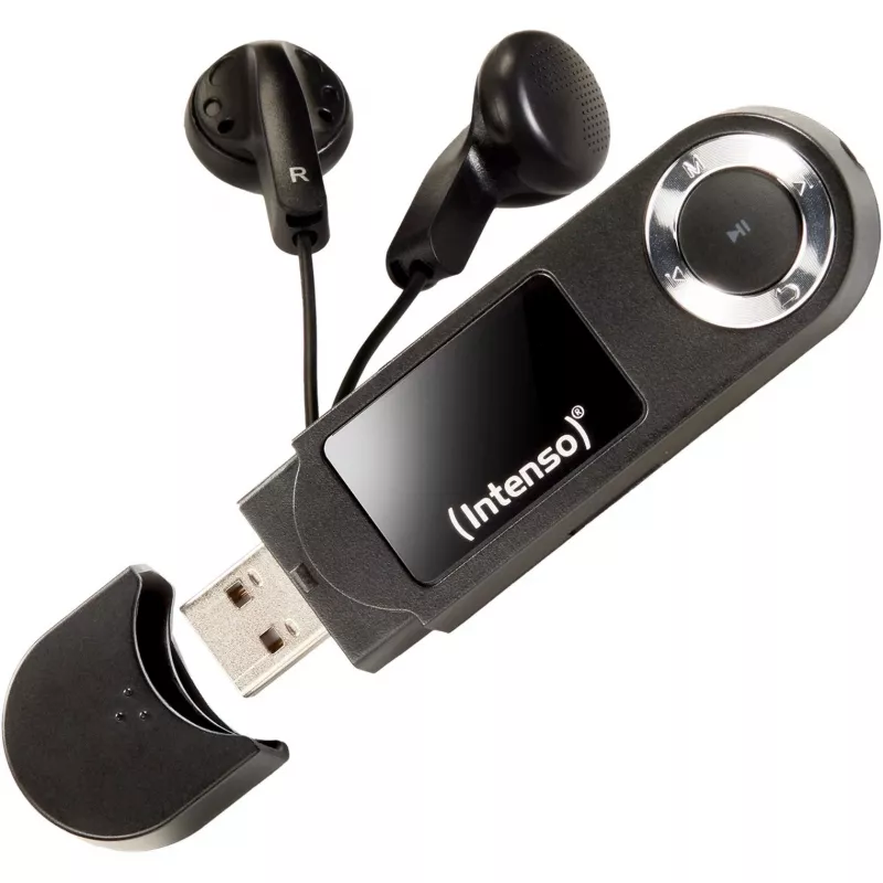 Intenso Music Walker - odtwarzacz multimedialny - 16 GB - czarny