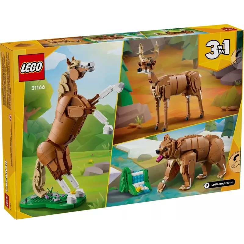 Zabawka konstrukcyjna LEGO Creator 3-w-1 Wspaniały rumak 31166 — 685 elementów, wiek 9+, wymiary modelu 80×240×230 mm
