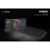 Savio Phenix SAVGK-RED Klawiatura Gaming USB RF Wireless Bluetooth QWERTY