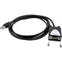 Exsys - Adapter szeregowy - USB - RS-232 - Czarny (EX-1311-2-5V)