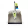 Zestaw szufelka i szczotka Beldray LA032760PEU7 Deep Clean Design, kompaktowa ręczna miotła z kątowym włosiem i dopasowaną szufelką