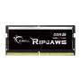 SO-DIMM 64 GB DDR5-5600 (2x 32 GB) Dual-Kit, Arbeitsspeicher schwarz, F5-5600S4645A32GX2-RS, Ripjaws, INTEL XMP