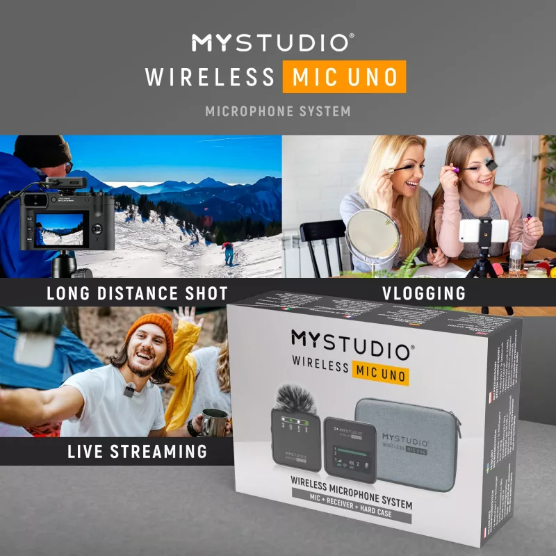 Mikrofon Easypix MyStudio Wireless Mic Uno 62023