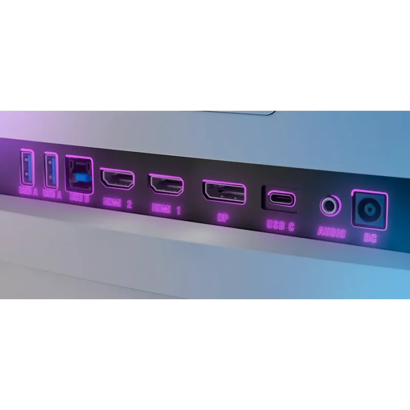 LORGAR 34MP1, UWQHD MiniLED Gaming Monitor Pro, 34'' (3440*1440) VA zakrzywiony monitor, czarny/mlecznoszary