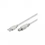 Kabel USB 2.0 Diverse (podwójnie ekranowany, szary) (50953)