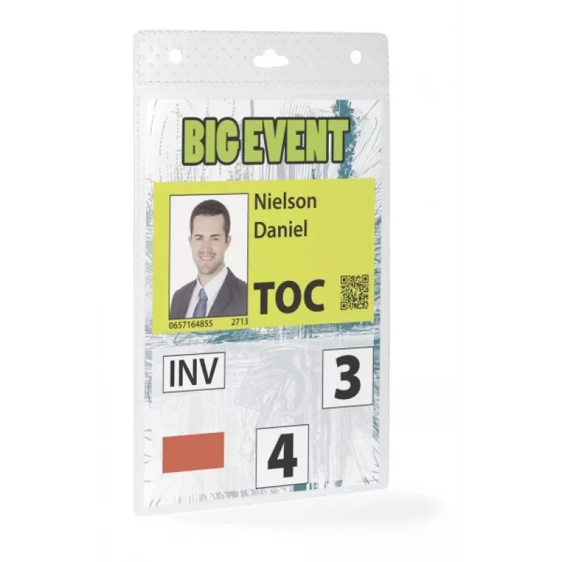 Uchwyt na dokumenty Durable 8526 A6 pionowy przezroczysty 20 szt.